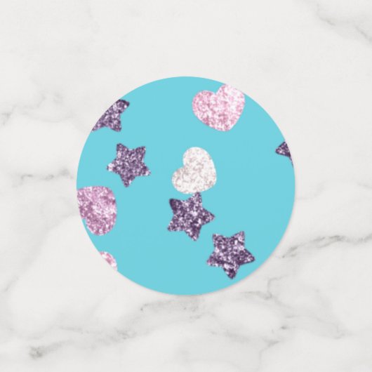 Fancy Prinses Party Tafel Confetti (Kleine voorkant)