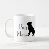 Fancy Pug mama Koffiemok (Links)