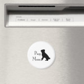 Fancy Pug mama Magneet (Insitu (Vaatwasser))