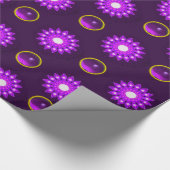 FANCY PURPELSTROMEN MET GEMSTONEN CADEAUPAPIER (Hoek)