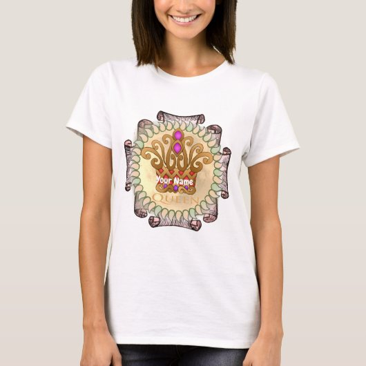Fancy Queen Crown T-shirt (Voorkant)
