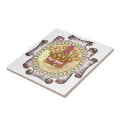 Fancy Queen Crown Tegeltje (Zijkant)