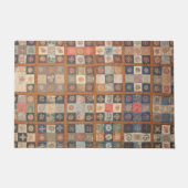 Fancy quilt met pieced Nine-Patch Deurmat (Voorkant)