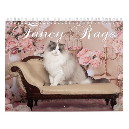 Fancy Rags 12 month Calendar Kalender (Hoes)