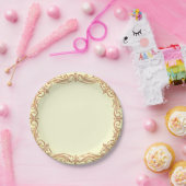 Fancy rand papieren bord (Feest)