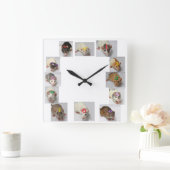 Fancy Rat Clock Vierkante Klok (Huis)