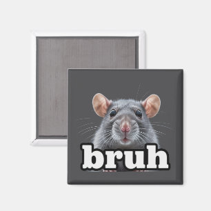 Fancy Rat Knaagdier Eigenaar Meme Bruh Huisdier Ra Magneet