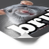 Fancy Rat Rodent Owner Meme Bruh Pet Rat Lover  Foto Afdruk (Hoek)