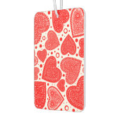 Fancy Red Hearts Pattern Luchtverfrisser (Links)
