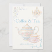 Fancy Regency Coffee & Tea Liefde is aan het Bruis Kaart (Voorkant)