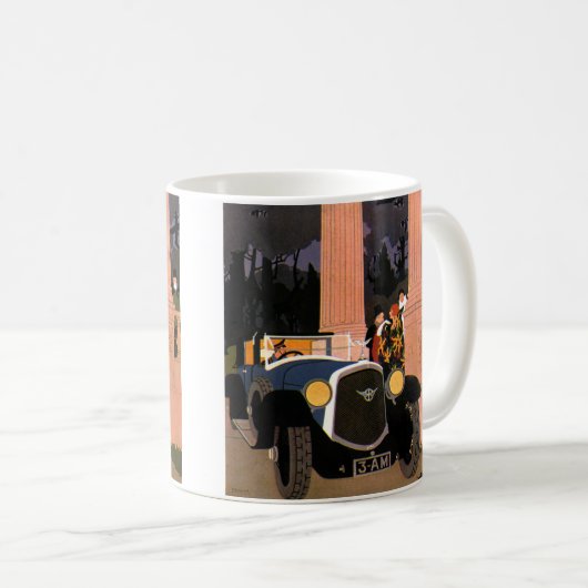 Fancy reizen, verbouwbare autowrakken Koffiemok (Voorkant rechts)