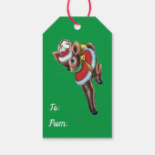 Fancy rendier cadeau Label Cadeaulabel (Achterkant)