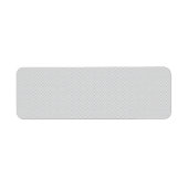 Fancy retouradreslabels | Elegant. Logo. Kunst Etiket (Voorkant)