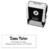 Fancy Retro Decoratief Elegant Eenvoudig Zelfinktende Stempel (In situ)