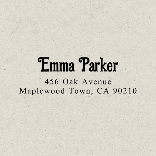 Fancy Retro Decoratief Elegant Eenvoudig Zelfinktende Stempel