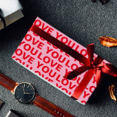 Fancy Rode & Roze liefde voor u Valentijns Cadeaupapier