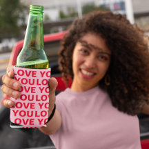 Fancy Romantisch Rood & Roze Liefde U Patroon