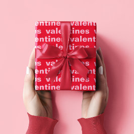 Fancy rood en roze Valentijns Patroonpapier Cadeaupapier