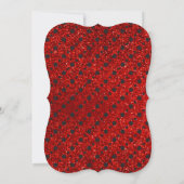Fancy Rood Glitter Smoking Juwelengroep Kaart (Achterkant)