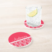 Fancy rood Onderzetter (Zijkant)