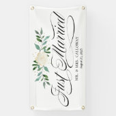 Fancy Roos Alleen gehuwde autobanner Spandoek (Verticaal)