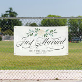 Fancy Roos Alleen gehuwde autobanner Spandoek (Insitu)