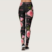 Fancy Roos Leggings (Achterkant)
