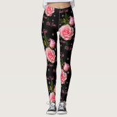 Fancy Roos Leggings (Voorkant)