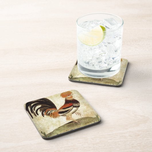 Fancy Rooster Bier Onderzetter (Rechterzijde)