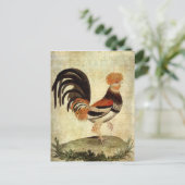 Fancy Rooster Briefkaart (Staand voorkant)