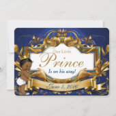 Fancy Royal African Prince, blauw en goud Kaart (Voorkant)