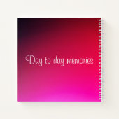 Fancy roze agenda (Achterkant)