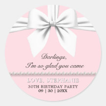 Fancy Roze Elegante Tiffany Verjaardag Dank u