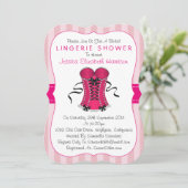 Fancy roze en witte corset laire schoeisel kaart (Staand voorkant)