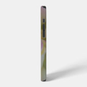 Fancy roze en witte Tulip iPhone Hoesje (Linkerkant)