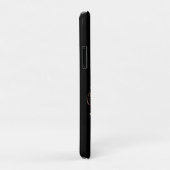 Fancy roze glitter letter B Case-Mate iPhone Case (Achterkant/rechts)