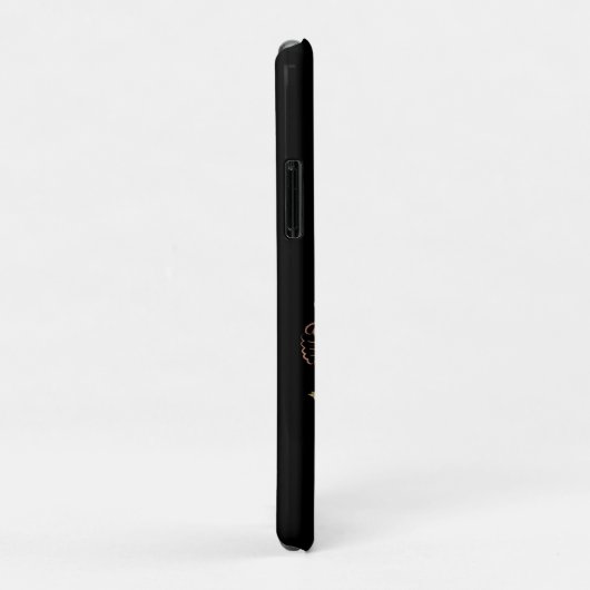 Fancy roze glitter letter B Case-Mate iPhone Case (Achterkant/rechts)