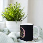 Fancy roze glitter Letter D Koffiemok