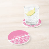 Fancy Roze Onderzetter (Zijkant)