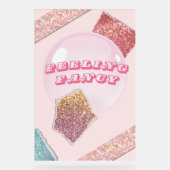 Fancy Roze Partij Poster (Voorkant)