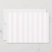 Fancy Roze Regenboog Boog Meisjes Verjaardagsfeest Kaart (Achterkant)