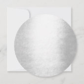 Fancy roze roze goudhartzilver kaart (Achterkant)