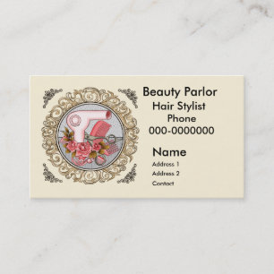 Fancy Roze Rozen Schoonheidsspecialiste Afsprakenkaartje