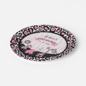 Fancy Roze Safari Girl Baby shower Aangepaste Bord (Gekanteld)