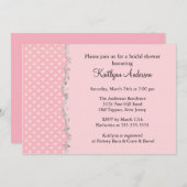 Fancy roze sierstrip — drukproef kaart (Voorkant / Achterkant)