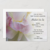 Fancy roze tullentes Baby shower Kaart (Voorkant / Achterkant)