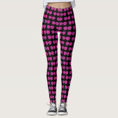 Fancy roze zonnebril leggings (Voorkant)