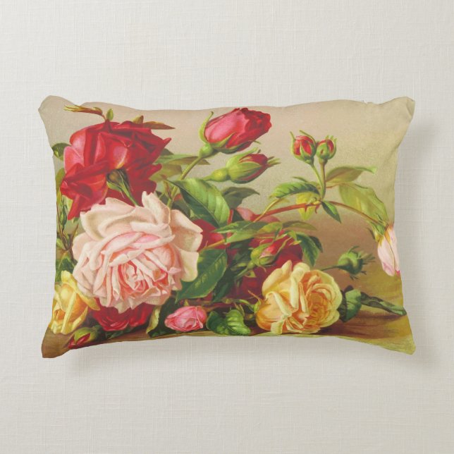 Fancy Rozen Accent Pillow Accent Kussen (Voorkant)