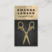 Fancy Scharen | Hout Visitekaartje (Voorkant)