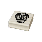 Fancy schedel rubberstempel (Stempel)
